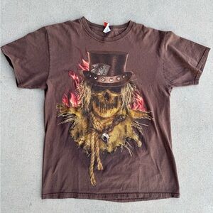 Jeepers Creepers Graphic T-Shirt with Skull Design